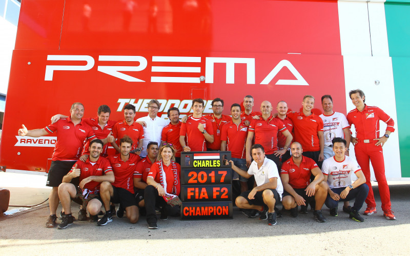 Prema Theodore Racing won the FIA Formula 2 Driver Champions with Charles Leclerc, whilst also securing the European FIA Formula 3 Team Championship.