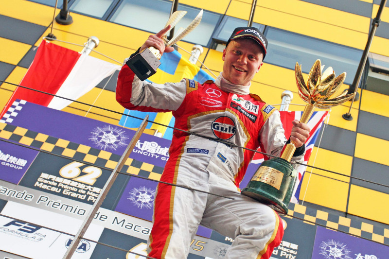 Theodore Racing achieved a record eighth victory of the Macau Grand Prix with Felix Rosenqvist.