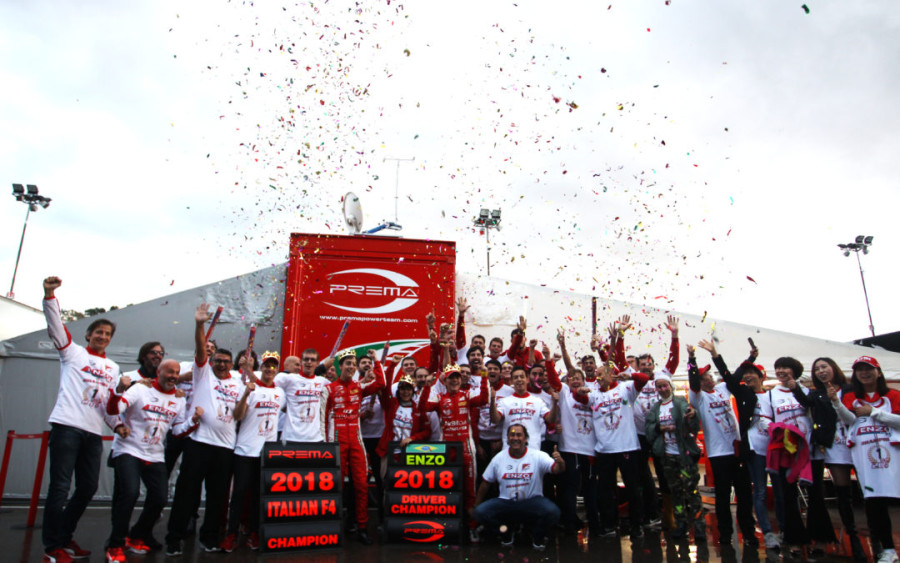 Enzo Fittipaldi and PREMA Theodore Racing win the 2018 Italian Formula 4 Championship