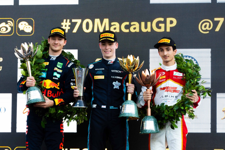 SJM Theodore PREMA Racing achieves podium finish in historic 70th Macau Grand Prix